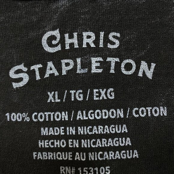 Chris Stapleton Tennessee Whiskey Country Tshirt size Extra Large - Picture 4 of 4